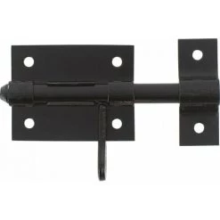 Verrou Box Diamêtre 8mm Gache Noir - TORBEL