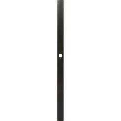 TORBEL Tringle En Acier Phorétique Noir Longueur 1500 Mm Pour Espagnolette Plate