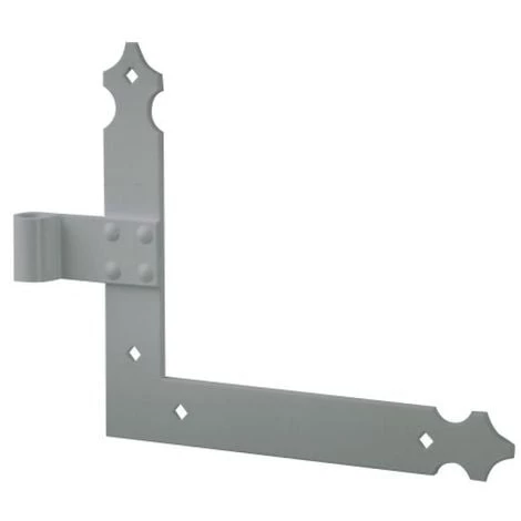 TORBEL Paumelle équerre Bas Gauche Finition Blanc Sans Gond Pour Volets Aluminium Et PVC - Blanc 2 TORBEL Paumelle équerre Bas Gauche Finition Blanc Sans Gond Pour Volets Aluminium Et PVC - Blanc – Image 2