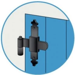 TORBEL Té Paumelle Aluminium Pour Croisillon Finition Noir 9005 5 TORBEL Té Paumelle Aluminium Pour Croisillon Finition Noir 9005 -Pas Cher TORBEL Magasin 18997517 3