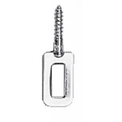 TORBEL Gâche à Visser Acier Zingué Pour Arrêts à Paillette Sur Volet Battant Boîte De 5