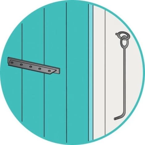 TORBEL Crochet Avec Crémaillère 450 Mm En Acier Phorétique Noir 3 TORBEL Crochet Avec Crémaillère 450 Mm En Acier Phorétique Noir – Image 3