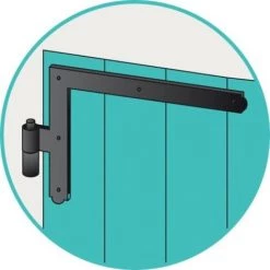 TORBEL Paire D'équerres De Volet Festonnées Droite Et Gauche D14 35 X 400 Mm En Acier Phorétique Noir 5 TORBEL Paire D'équerres De Volet Festonnées Droite Et Gauche D14 35 X 400 Mm En Acier Phorétique Noir -Pas Cher TORBEL Magasin 19008214 3