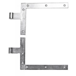 TORBEL Paumelle équerre à Grand écartement Acier Zingué Hauteur 190 Mm