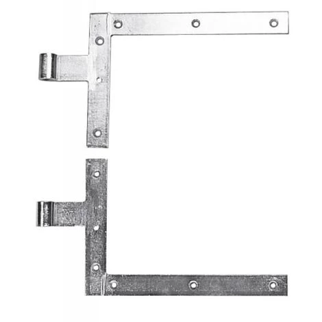 TORBEL Paumelle équerre à Grand écartement Acier Zingué Hauteur 190 Mm 1 TORBEL Paumelle équerre à Grand écartement Acier Zingué Hauteur 190 Mm