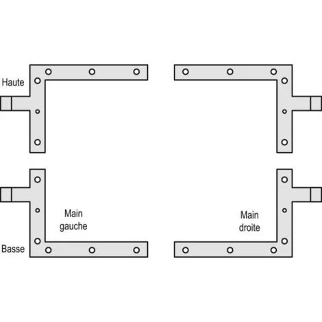 TORBEL Paumelle équerre Haute Droite 400 X 550 Mm à Boule En Acier Phorétique Noir à Visser Pour Volets Et Portail 2 TORBEL Paumelle équerre Haute Droite 400 X 550 Mm à Boule En Acier Phorétique Noir à Visser Pour Volets Et Portail – Image 2