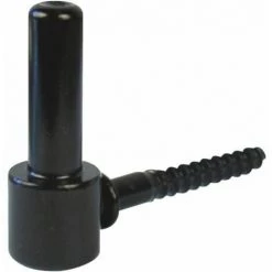 TORBEL Gond à Vis Bois Acier Zingué Noir Axe Ø 12 Mm
