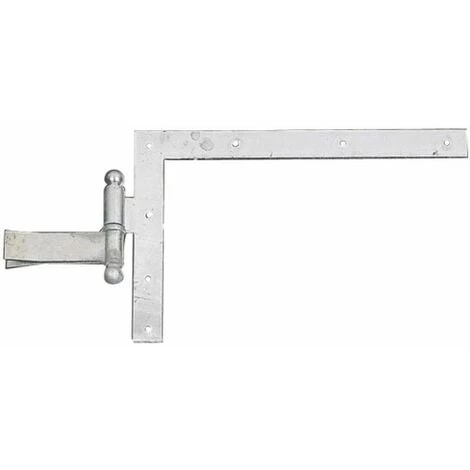 TORBEL Paumelle équerre Haute Gauche à Boule Acier Galvanisé 600 X 800 Mm 1 TORBEL Paumelle équerre Haute Gauche à Boule Acier Galvanisé 600 X 800 Mm