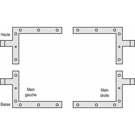 TORBEL Paumelle équerre Haute Gauche à Boule Acier Galvanisé 600 X 800 Mm 3 TORBEL Paumelle équerre Haute Gauche à Boule Acier Galvanisé 600 X 800 Mm – Image 3