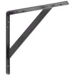 Equerre Zinguée Blanche Renforcée Torbel - Dimensions 300 X 300 Mm