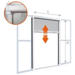 TORBEL Moustiquaire Fenetre Enroulable Sans Perçage Blanc 100x170 Cm - Blanc 9 TORBEL Moustiquaire Fenetre Enroulable Sans Perçage Blanc 100x170 Cm - Blanc -Pas Cher TORBEL Magasin 28884164 5