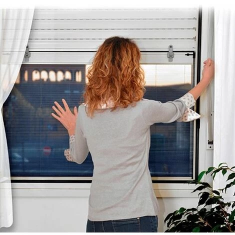 TORBEL Moustiquaire Volet Roulant Universelle Blanc 100x160 Cm - Blanc 2 TORBEL Moustiquaire Volet Roulant Universelle Blanc 100x160 Cm - Blanc – Image 2