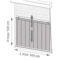 TORBEL Moustiquaire Volet Roulant Universelle Blanc 100x160 Cm - Blanc 9 TORBEL Moustiquaire Volet Roulant Universelle Blanc 100x160 Cm - Blanc -Pas Cher TORBEL Magasin 30938591 5