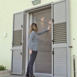 TORBEL Moustiquaire Porte Fenetre Enroulable Premium Gris Anthracite - Gris Anthracite -Pas Cher TORBEL Magasin 32127303 3