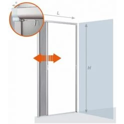 TORBEL Moustiquaire Porte Fenetre Enroulable Premium Gris Anthracite - Gris Anthracite -Pas Cher TORBEL Magasin 32127303 4