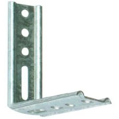 TORBEL Équerre Dassemblage Nervurée Acier Galvanisé à Pan Droit 65 X 140 Mm Boîte De 50