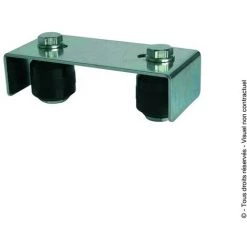 TORBEL Plaque De Guidage Réglable 2 Olives Pour Portail Coulissant