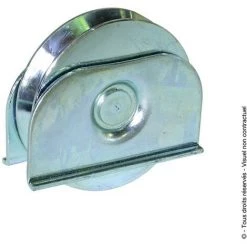 TORBEL Roue à Gorge Triangulaire à Support Réversible