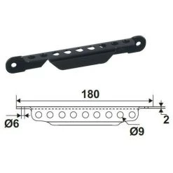 TORBEL Crémaillère Aluminium | Noir - Noir