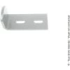 TORBEL Butée Vis Rectangulaire 30X4 2 Trous Oblongs Zingue Blanc