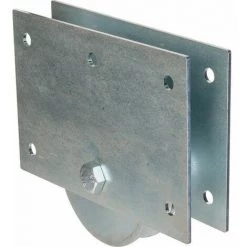 Roue à Plaques Support Gorge Ronde Acier Zingué - Torbel Industrie