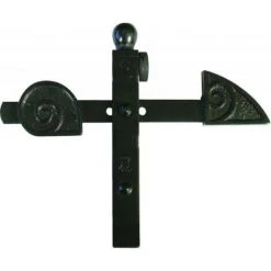 TORBEL Arrêt à Bascule à Sceller Réglable Finition Noir Avec Butée