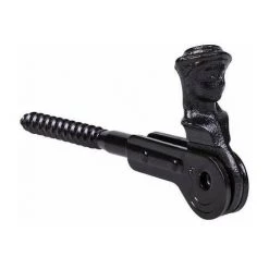 Arrêt Tête De Bergère à Vis Tirefond Noir - Longueur (mm) 115 - Torbel Industries