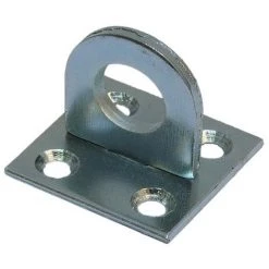 Piton Sur Platine TORBEL 30 X 30 – Zingué Trou 12,5 Mm – 526548