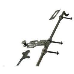 Tringle De Croisée TORBEL Lg 2500 Mm - Crochet De 32 - Noir Cataphorèse - 590324