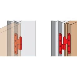 Paumelle Renforcée à Bague Laiton TORBEL - 160x80x95 Mm - Droite - RCNR168D1 -Pas Cher TORBEL Magasin 8563191 3