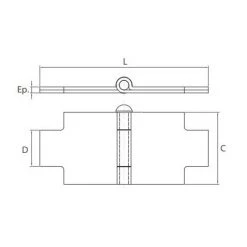 Charnière à Souder Flèchisse Brosse à Bouchon 60 Mm TORBEL - CSF0600 -Pas Cher TORBEL Magasin 8563210 3